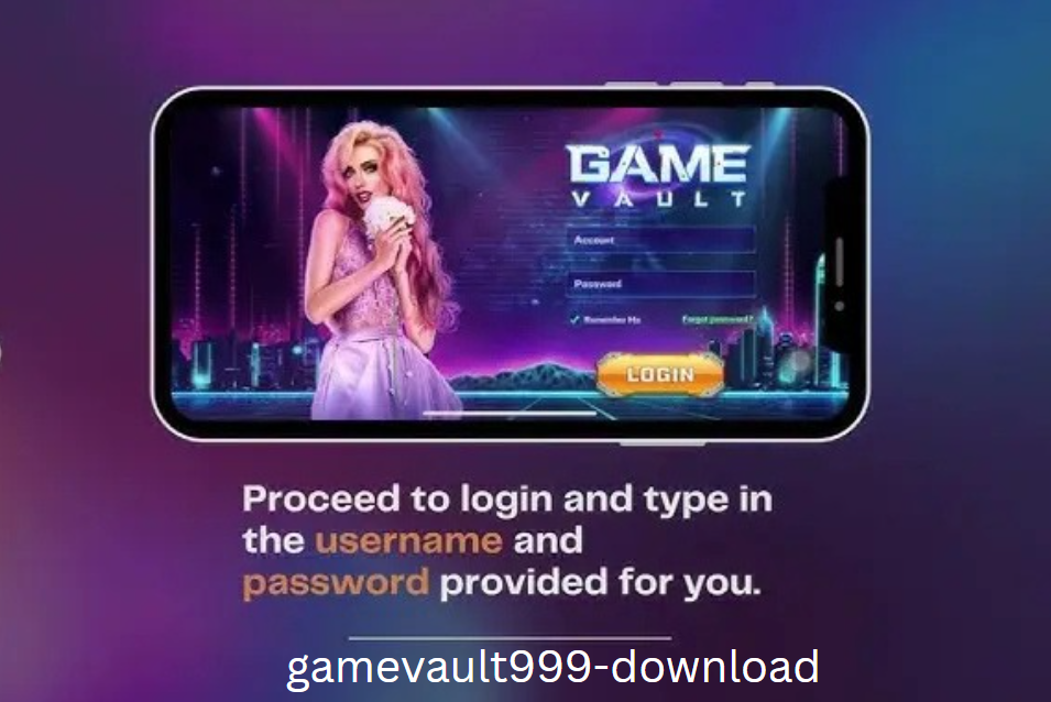 Game Vault 999 login interface on Android device
