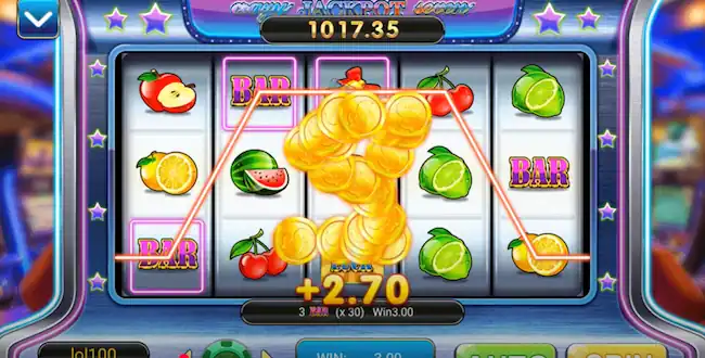 Game Vault 999 slot machine gameplay on Android